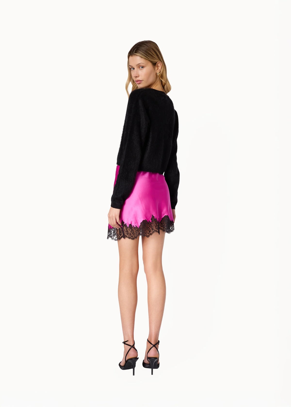 Rogers Silk Mini Skirt Petunia