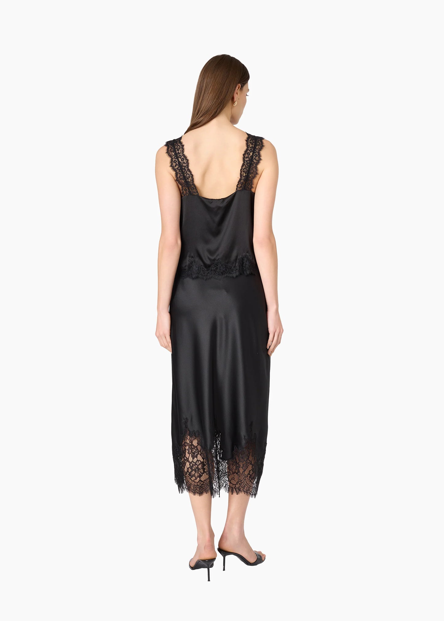 Tony Silk Cami Black