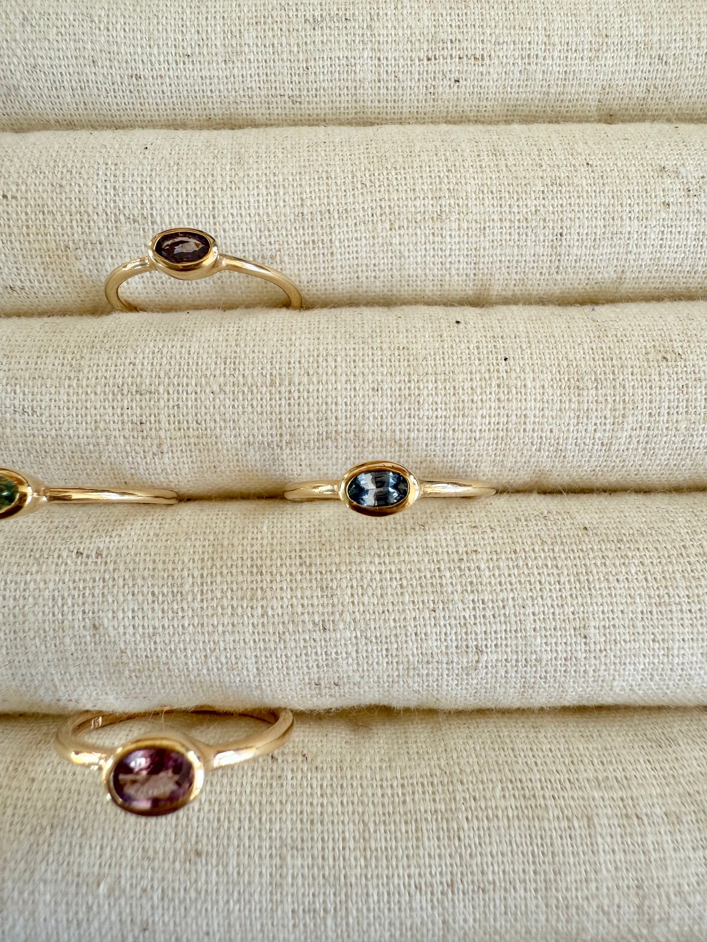 14k Gold Stacker Rings