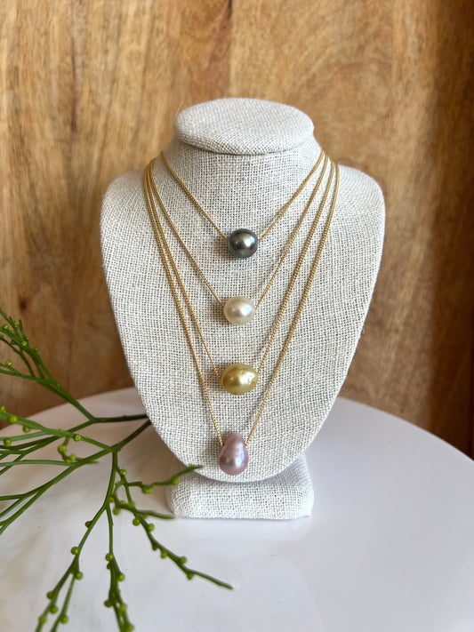 Floating Pearl Necklace