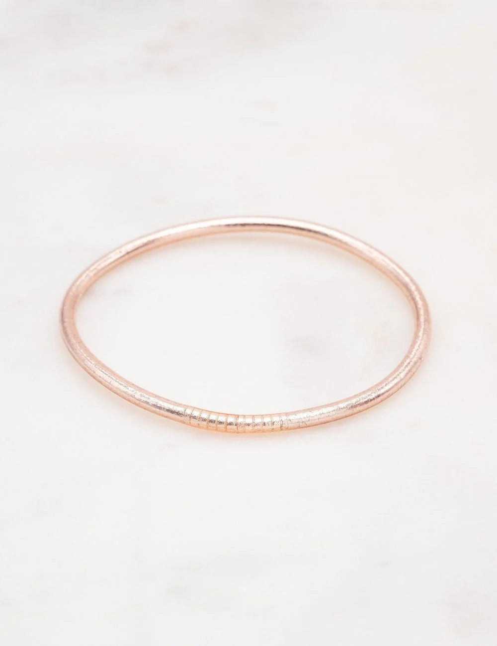 Champagne Prayer Bangle Thin Single
