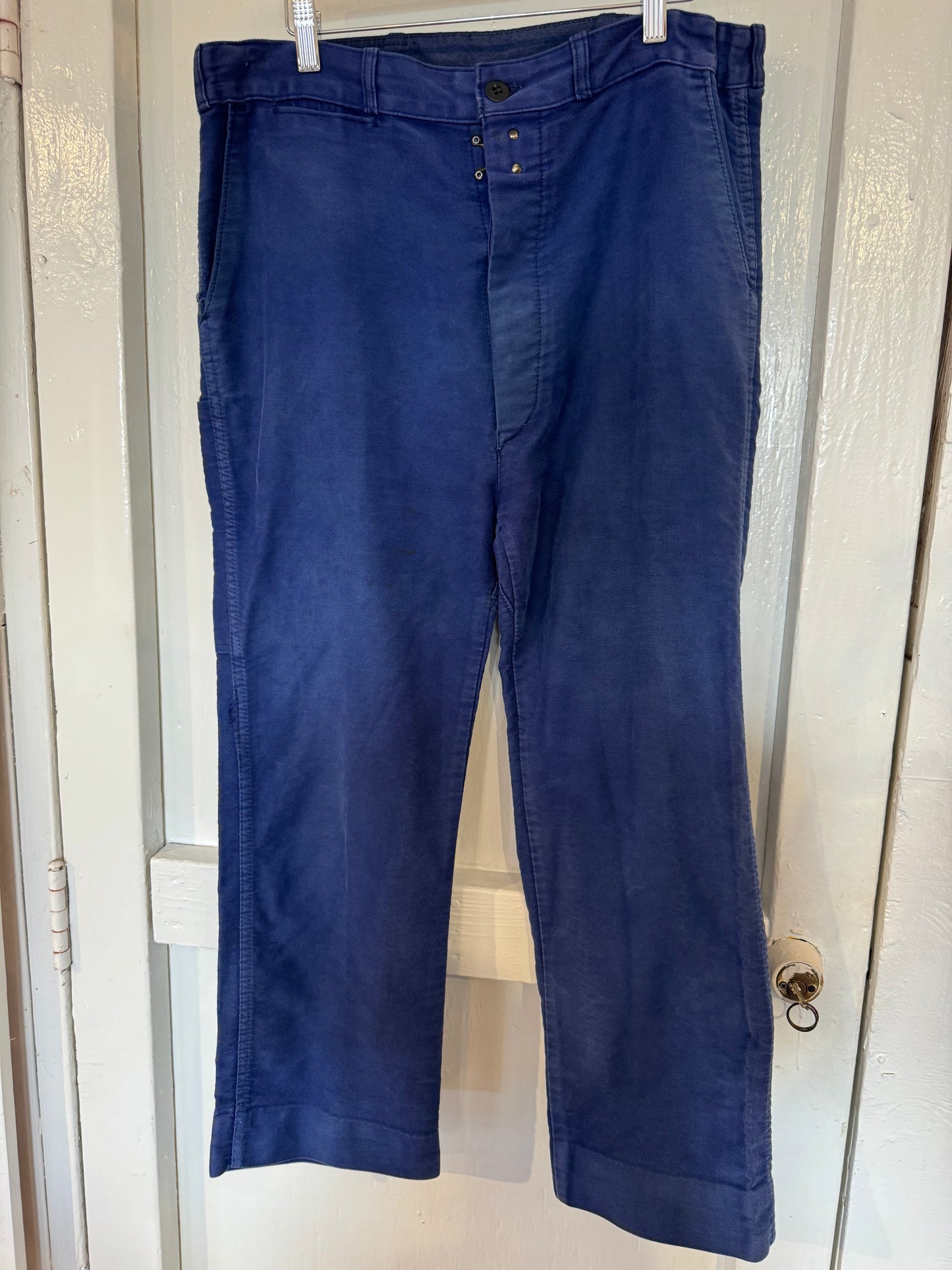 Moleskin Trousers Vintage French Workwear