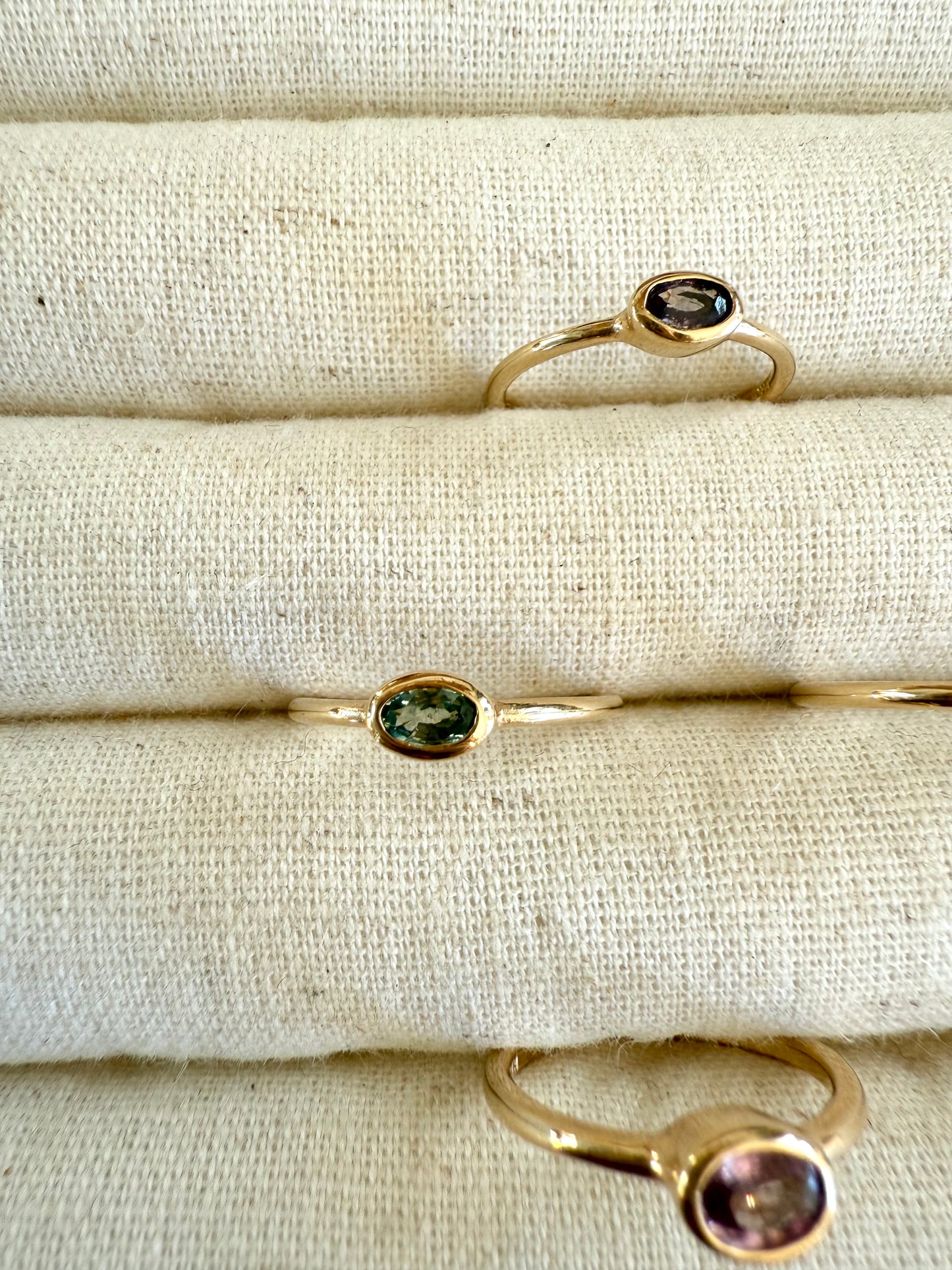14k Gold Stacker Rings