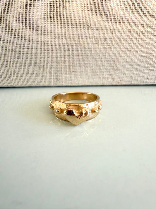 Mi Corazón Ring 14k Gold