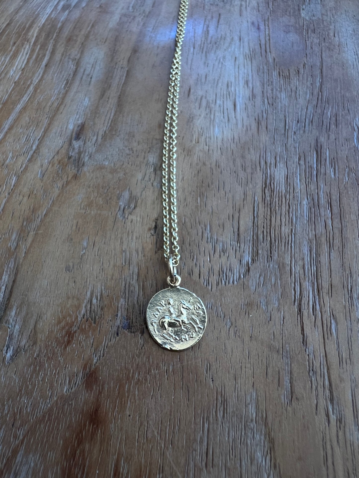 Medusa Necklace 14k Yellow Gold