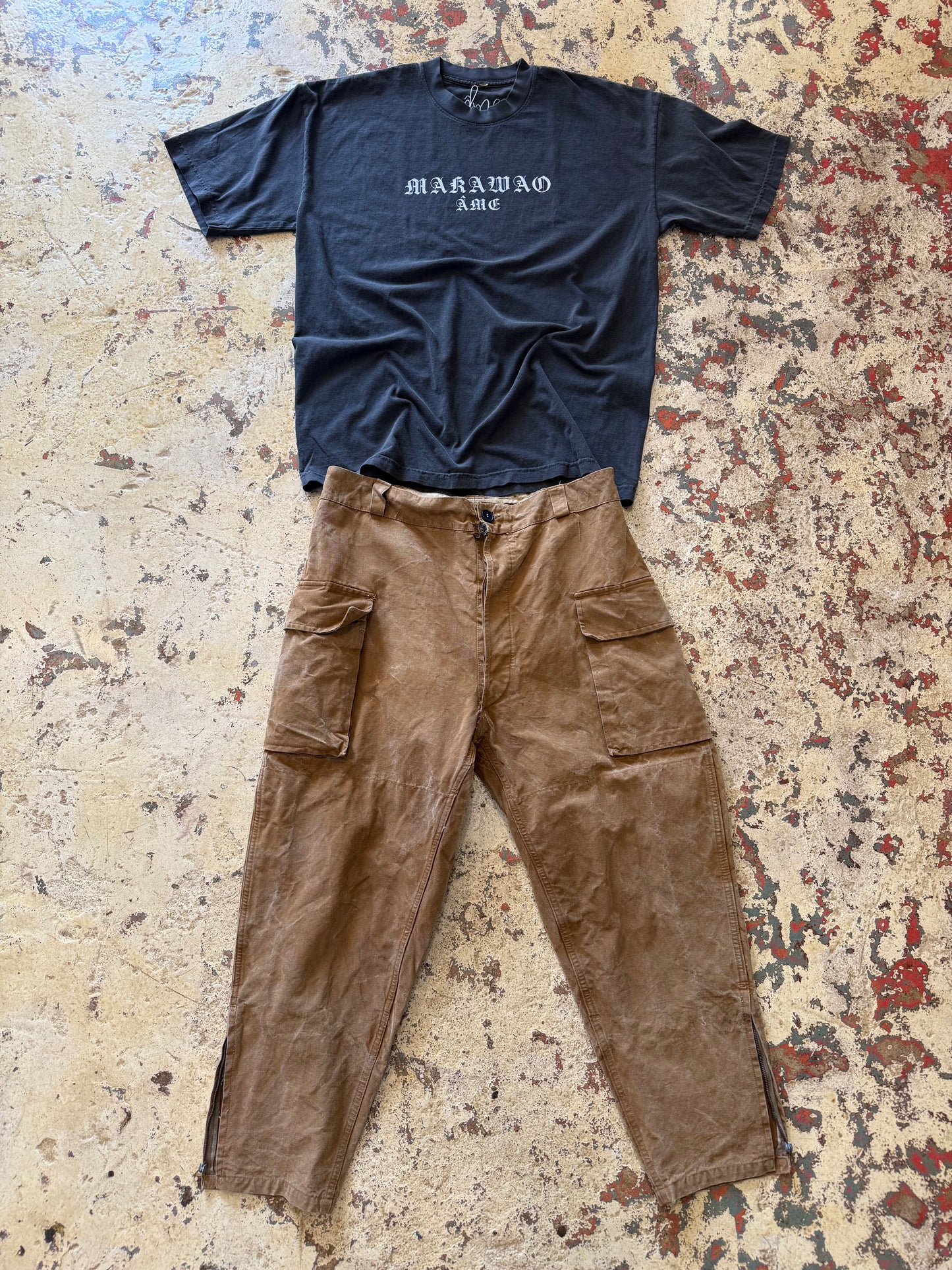 MAKAWAO ÂME Tee washed BLACK