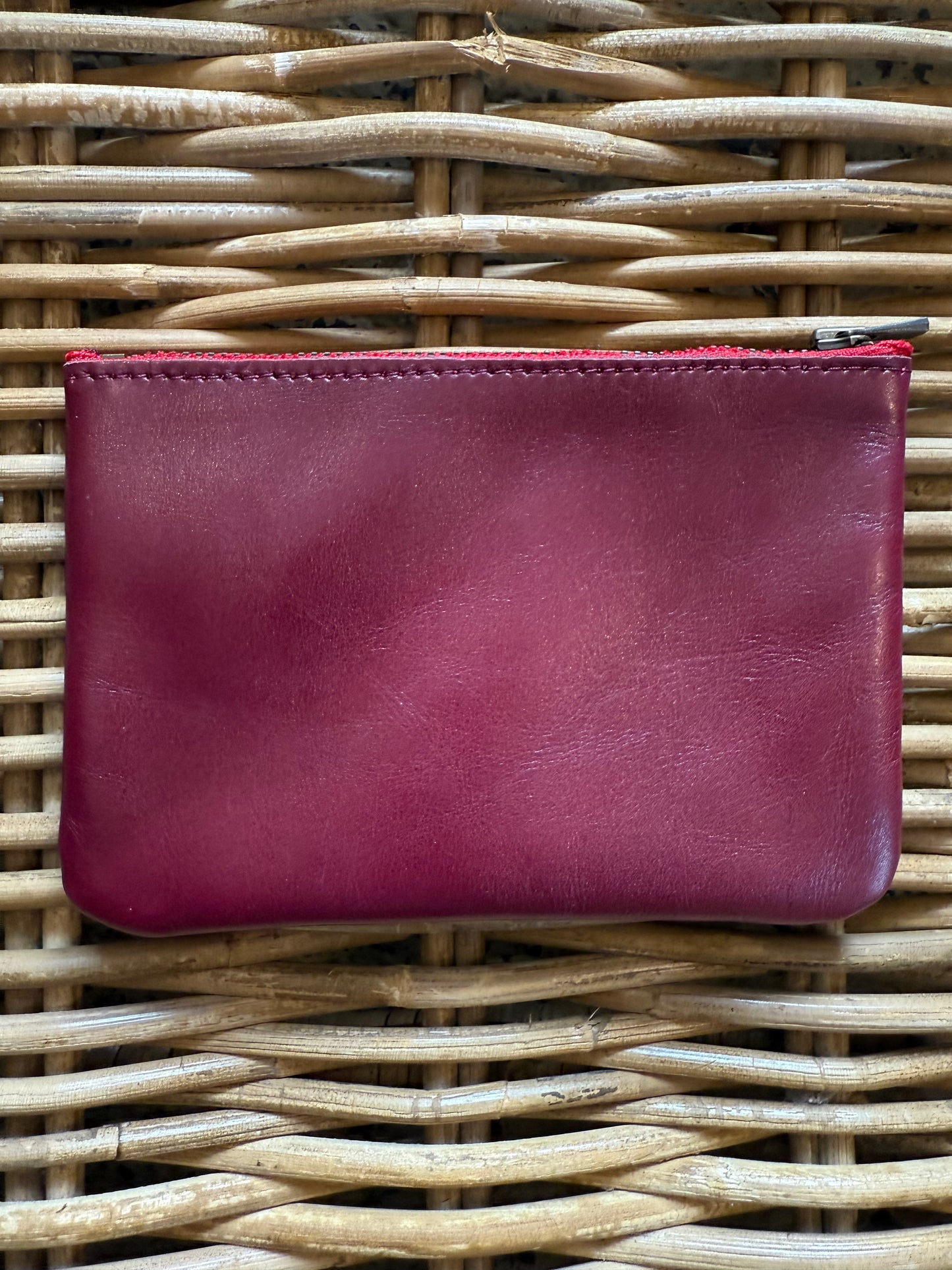Leather Zipper Pouch XS