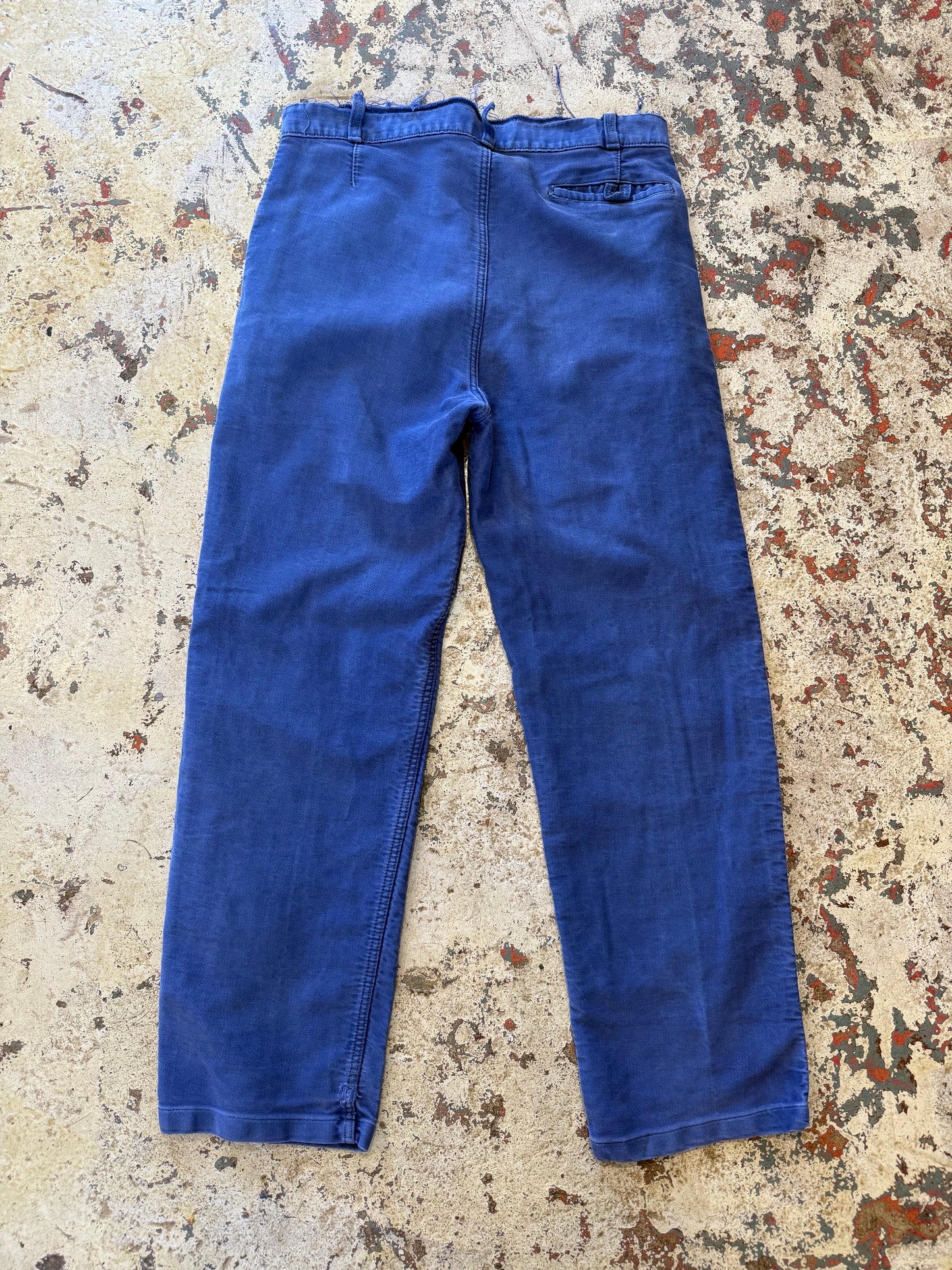 BLK LBL VNTG French Moleskin Bleu De Travial Trousers