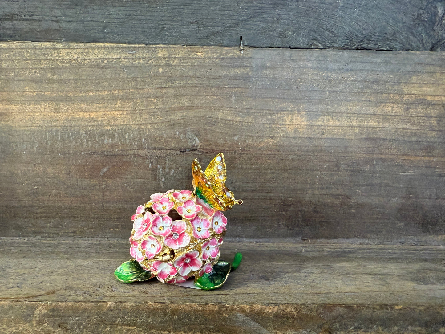Hydrangea Enamel Keepsake