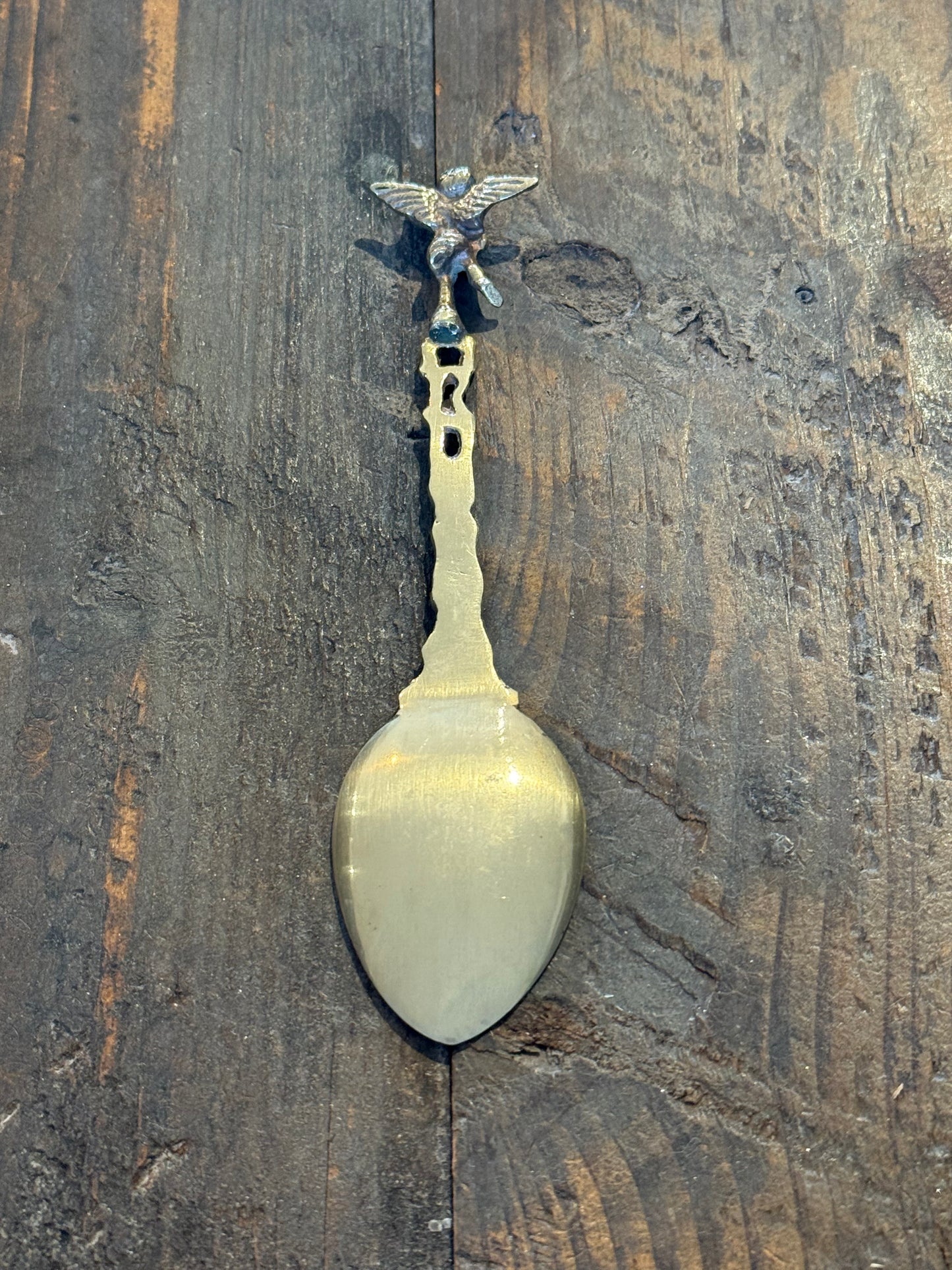 Antique Decorative Angel Serving Spoon
