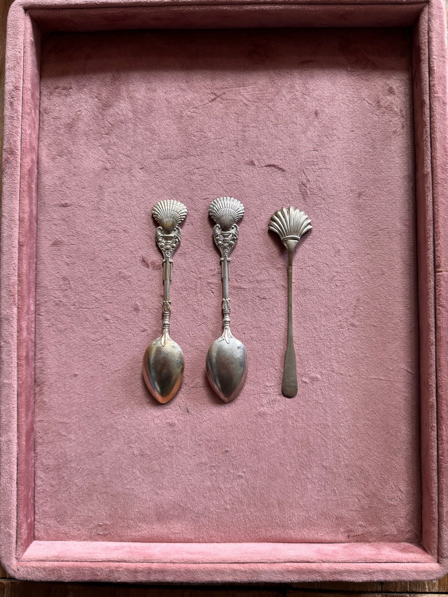 Antique Spice/ Jam Spoons Sterling Silver