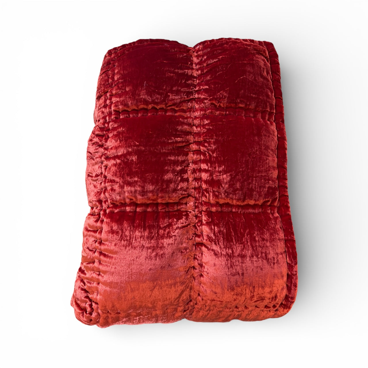 100% Silk + Velvet Luxury Quilt Clementine