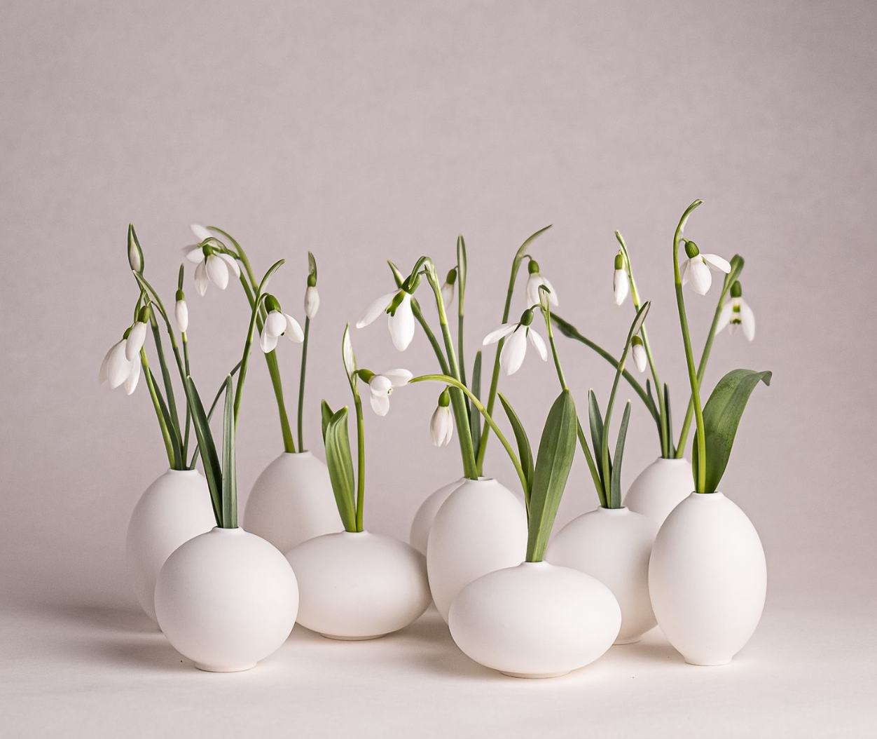 Assorted mini vases