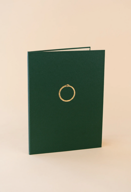The Onion Skin Journal Extra Large Ouroboros Hard Cover Notebook