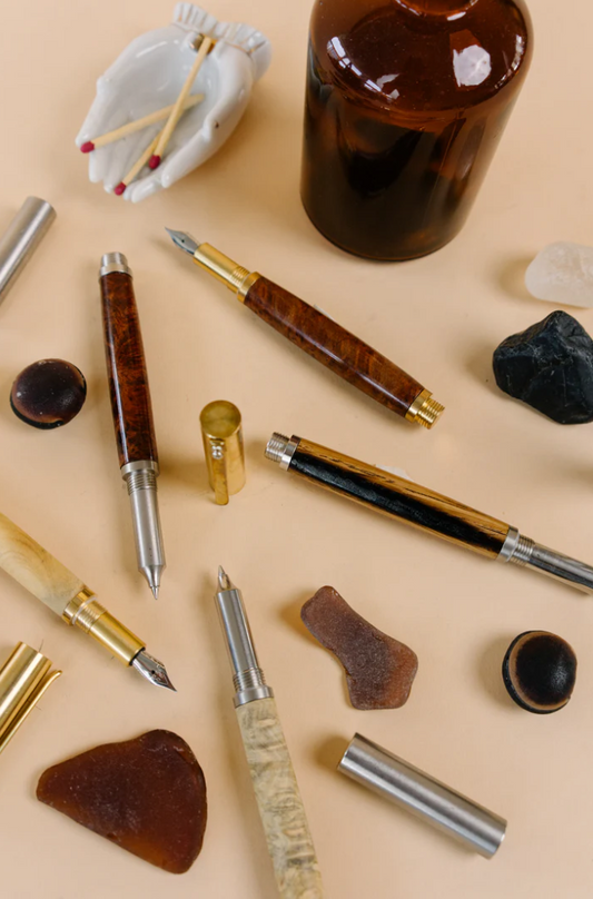 The Buckeye Burl Rollerball Pen