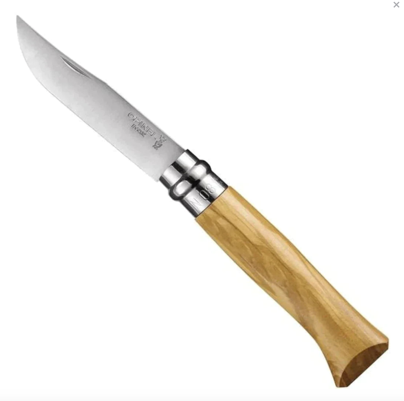 Opinel No. 8 Stainless Olive Wood