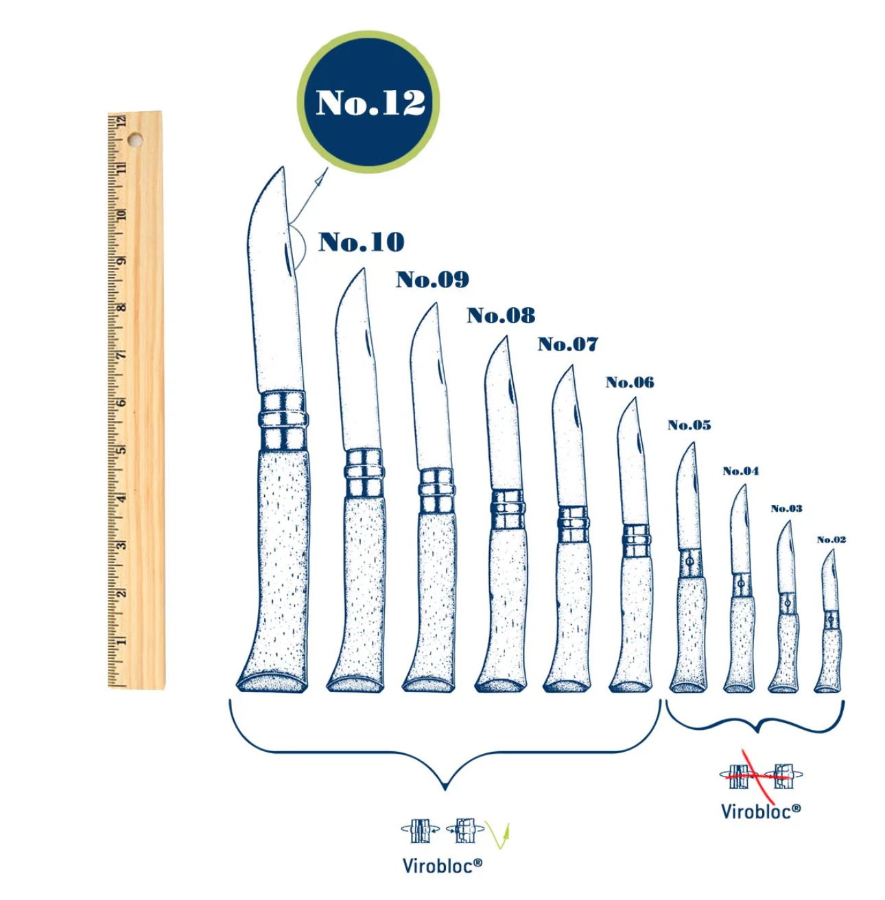 Opinel No.12 Stainless Steel