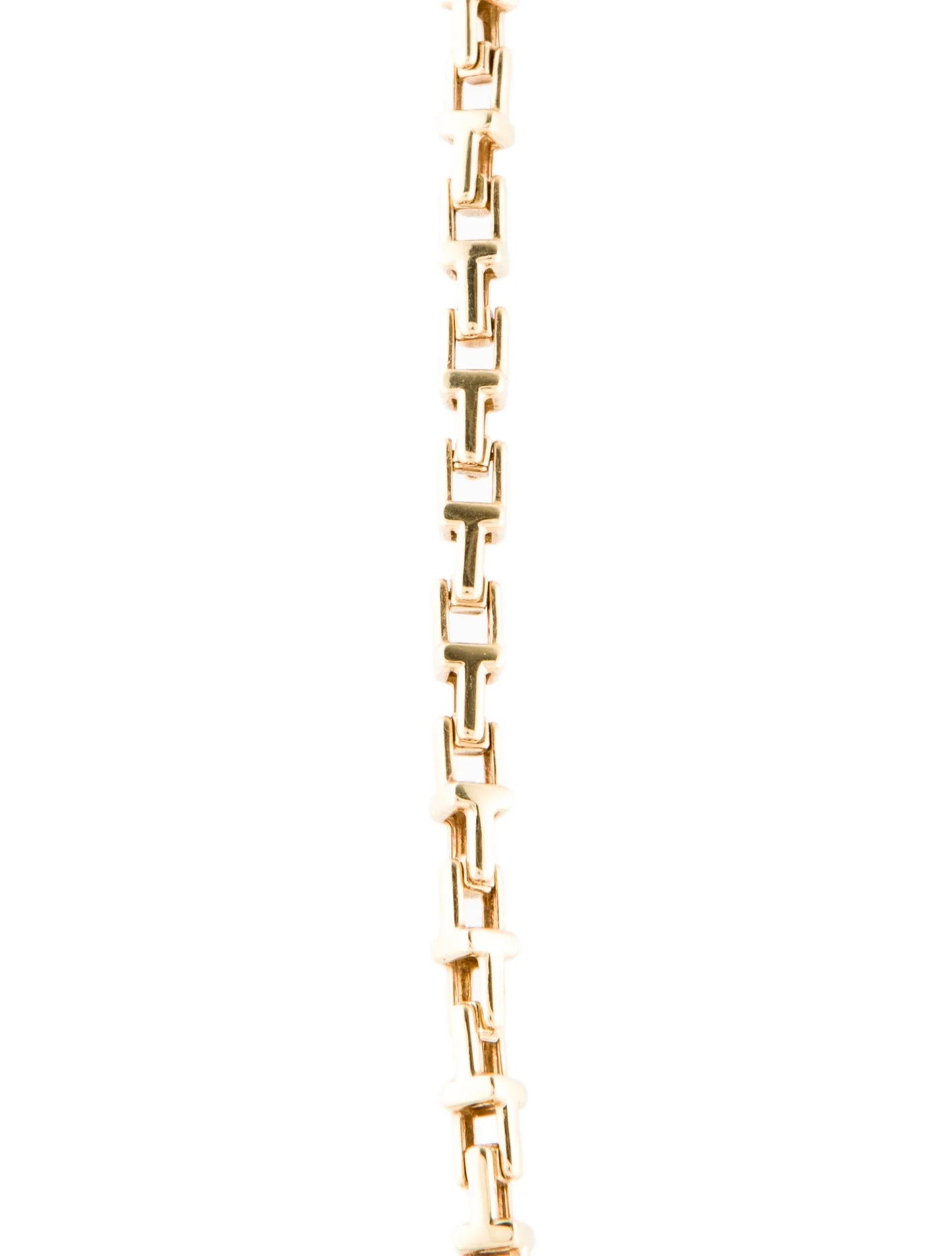 Vintage Tiffany & Co T Chain 18k yellow gold