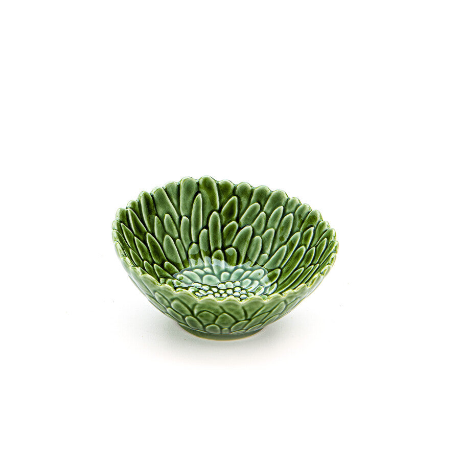 Dahlia Bloom Bowl Green