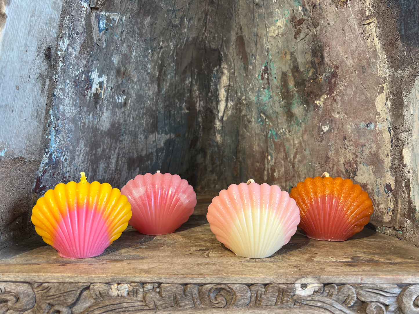 Sunrise Shell Candle