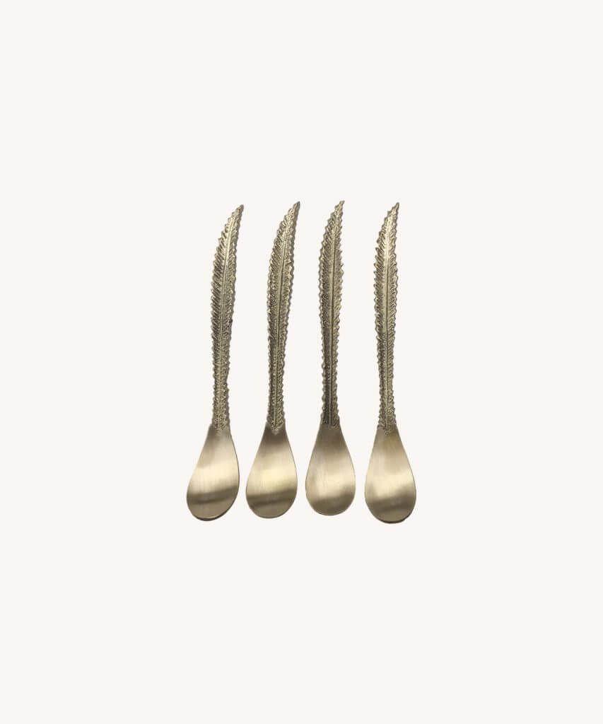 Feather Tea Spoon set of 4