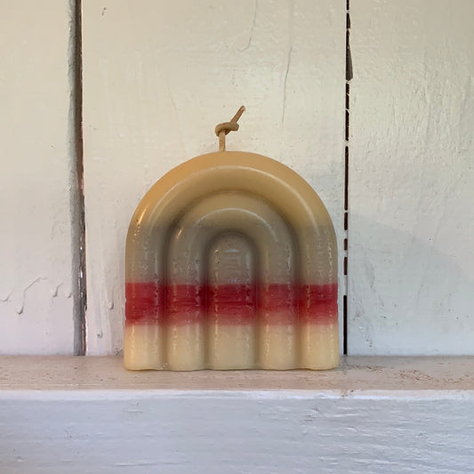 Small Rainbow Candle