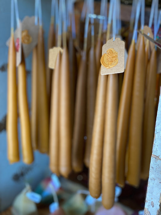 Hand Dipped Bees Wax Candles