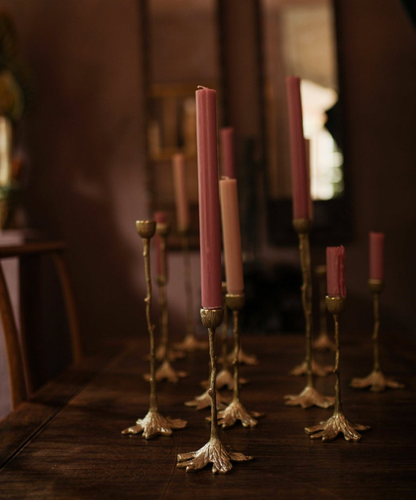 Misty Tree Candle Holder