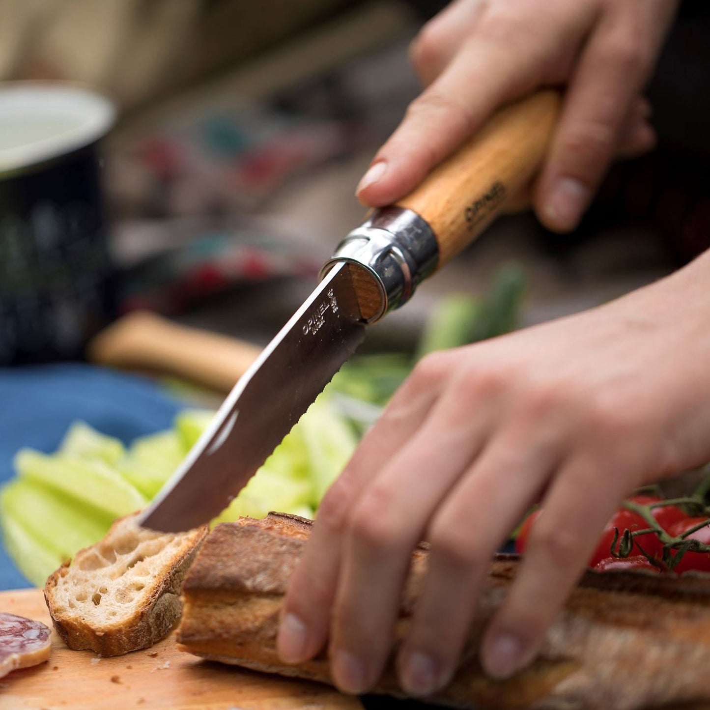 Opinel No.12 Camp Serrated