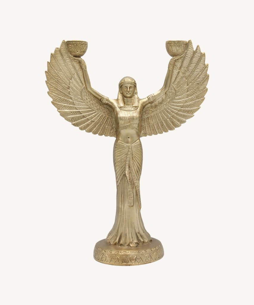 Goddess Isis Candle Holder