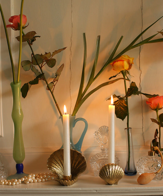 Clam Shell Candle Holder Small