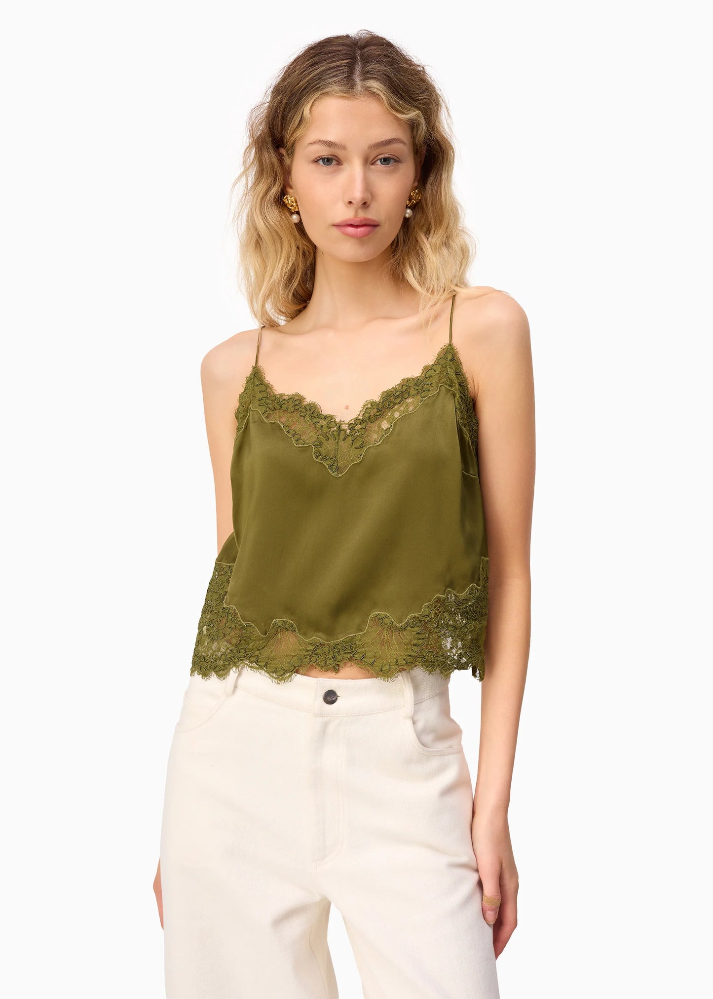Malena Camisole Silk Fern