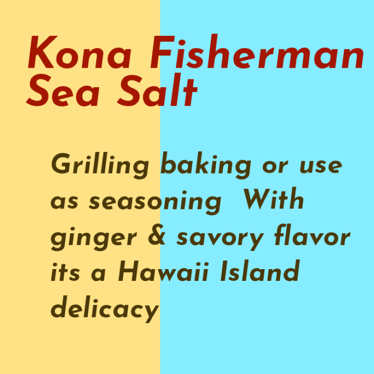 Kona Fisherman Sea Salt