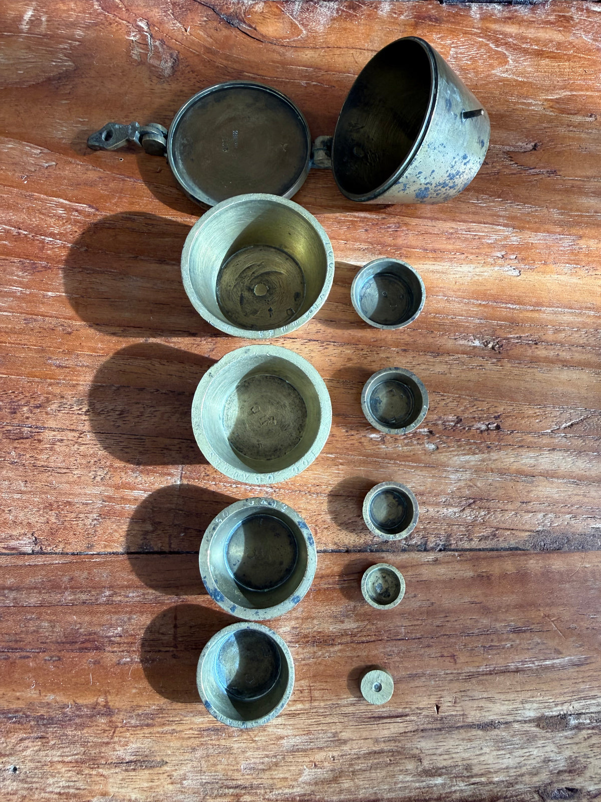 VNTG Brass Nesting Weights