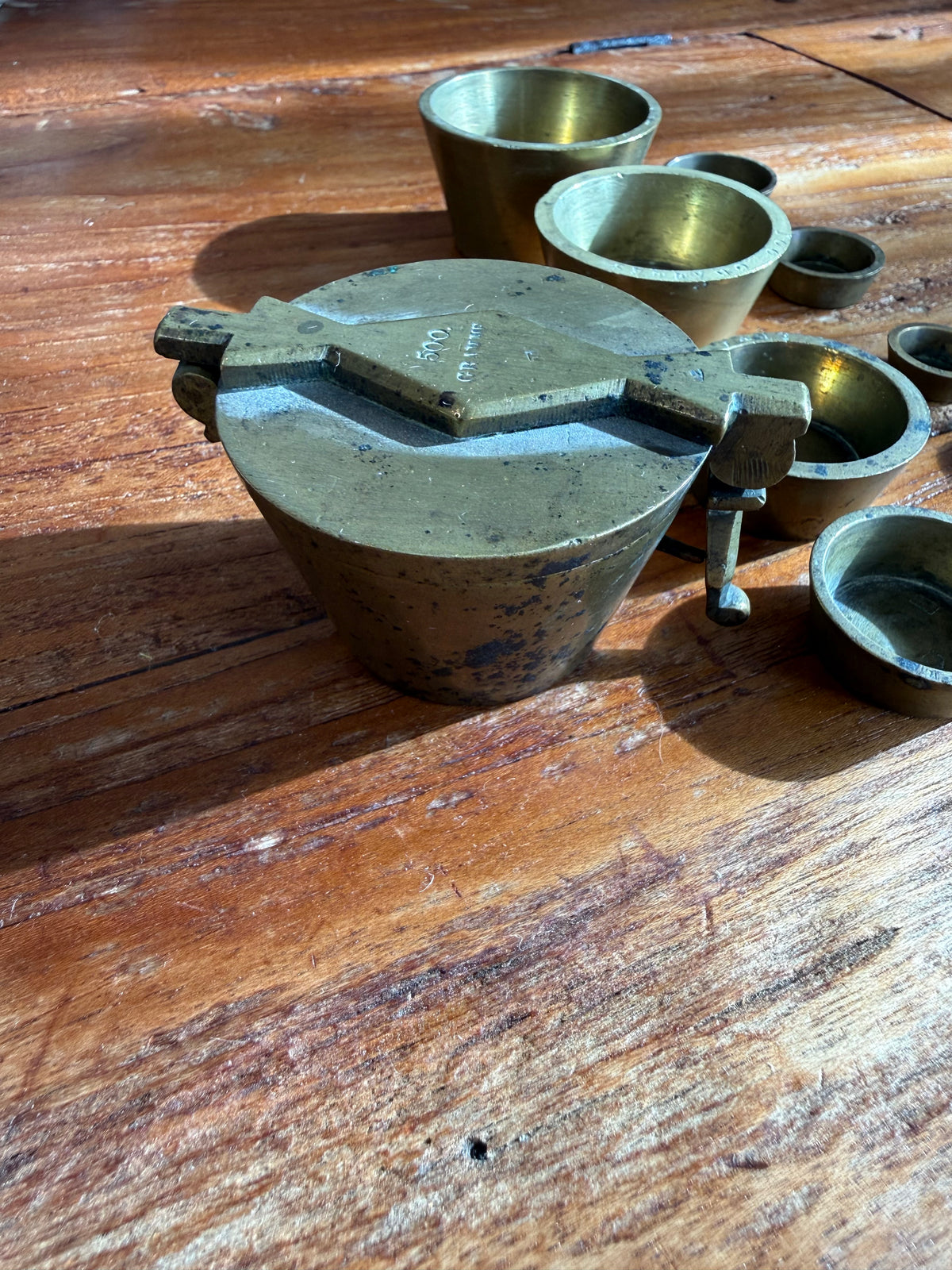 VNTG Brass Nesting Weights