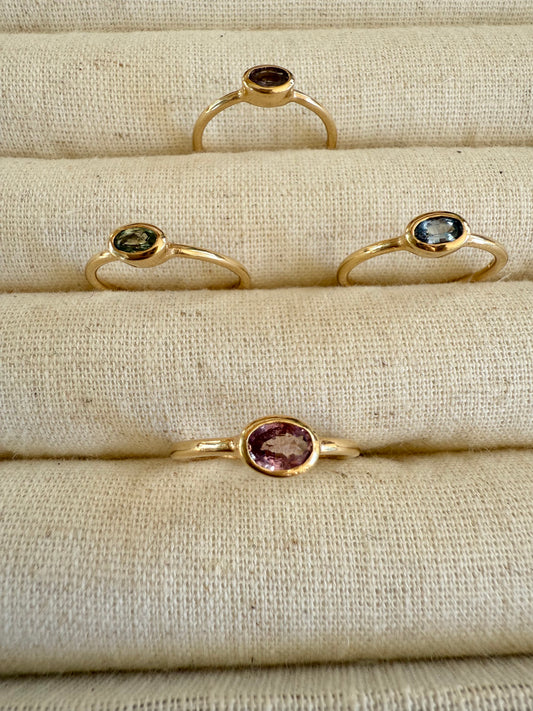 14k Gold Stacker Rings