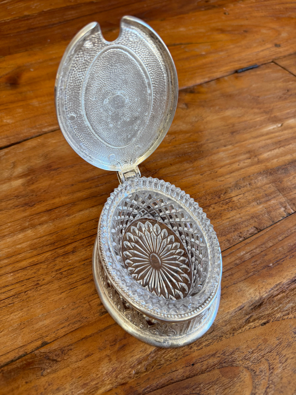 VNTG Moutardier Mustard Serving Dish Large
