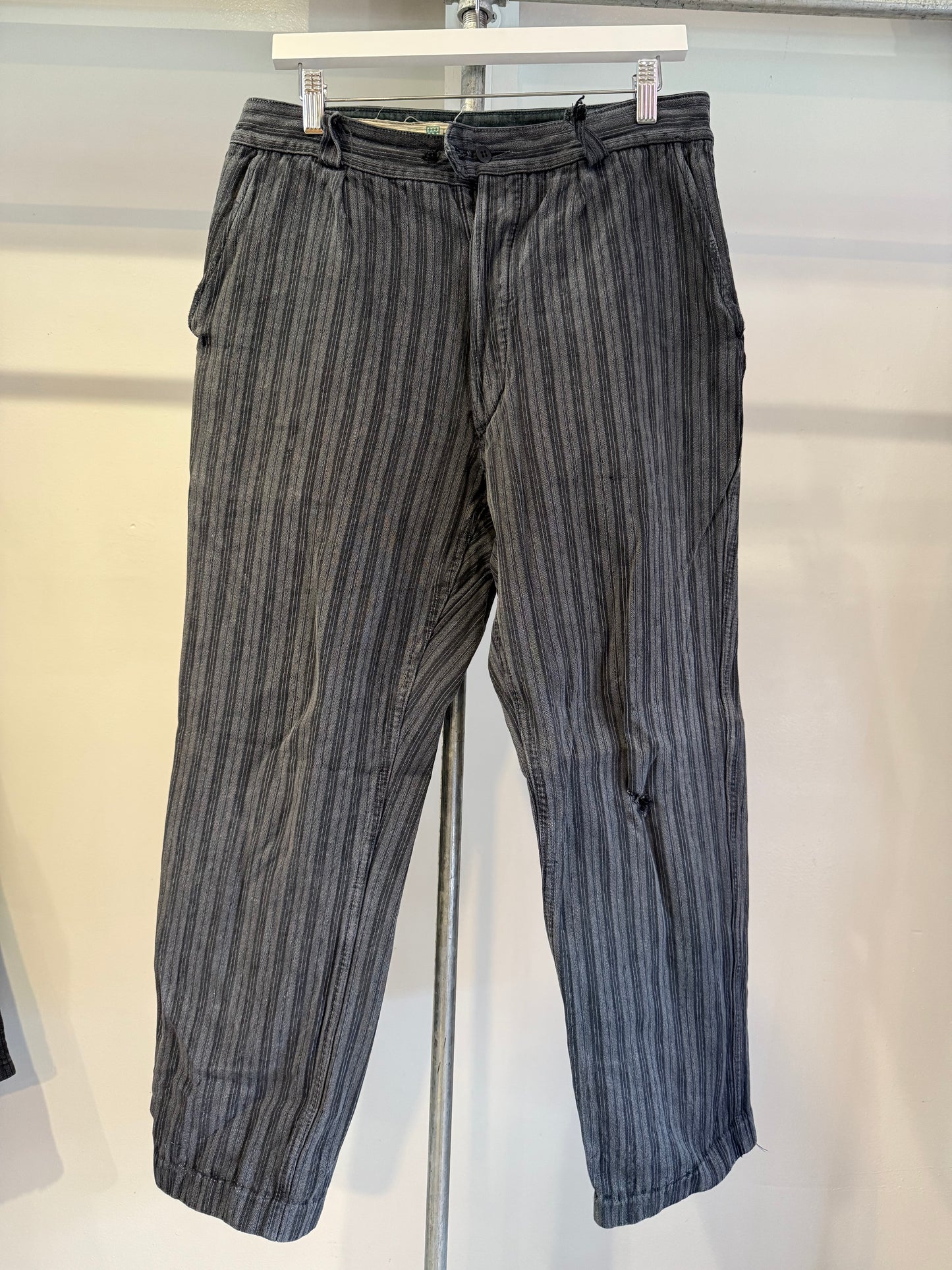 BLK LBL Vintage French Workwear Stripe Trousers 6