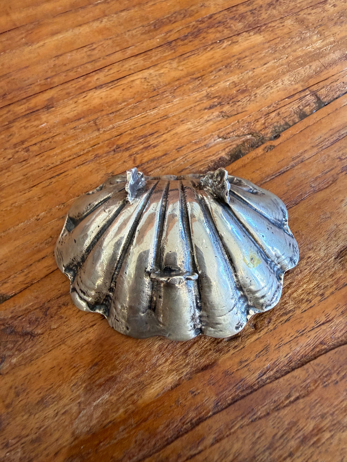 Antique Silver Decorative Shell dish