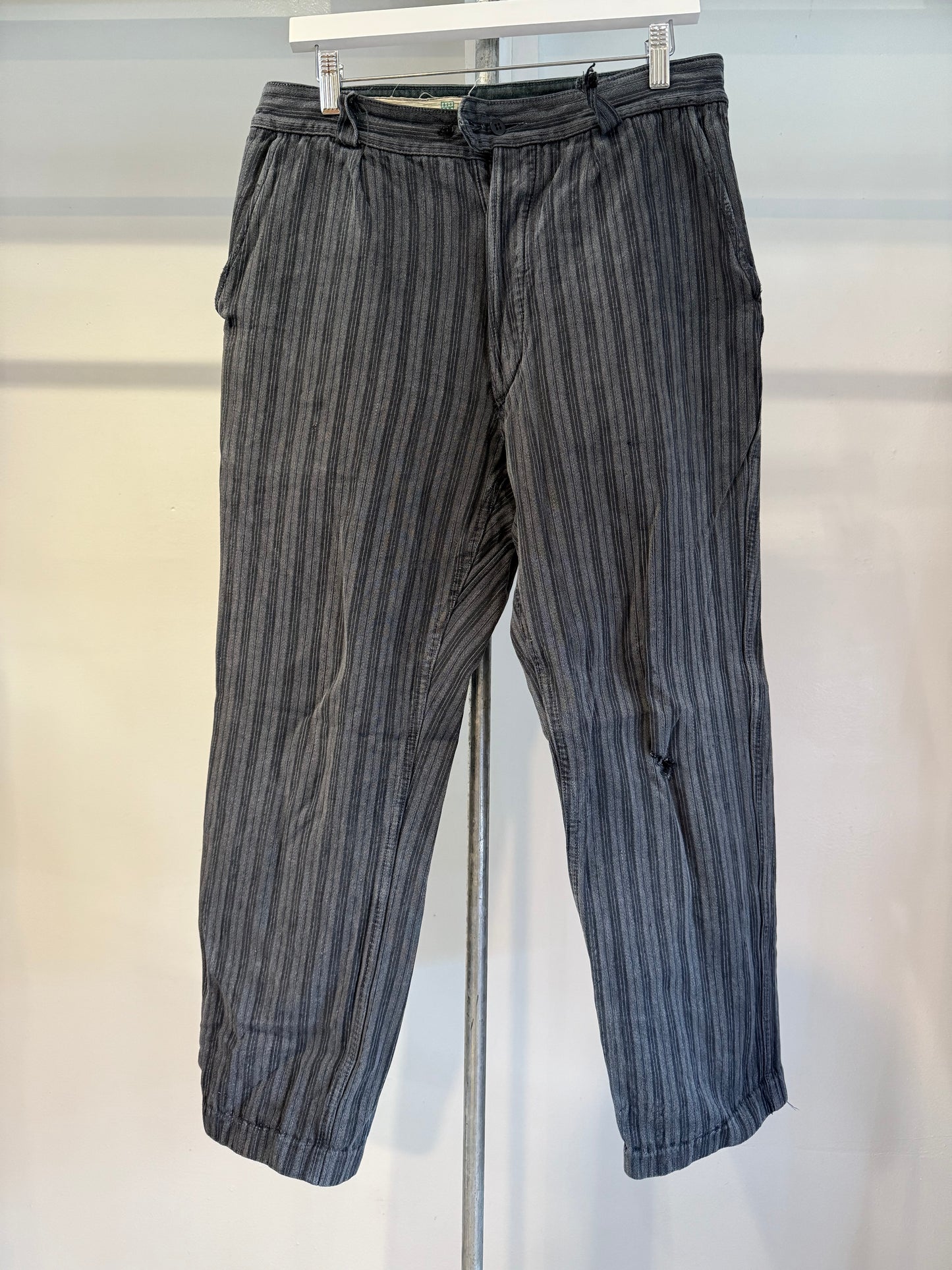 BLK LBL Vintage French Workwear Stripe Trousers 6