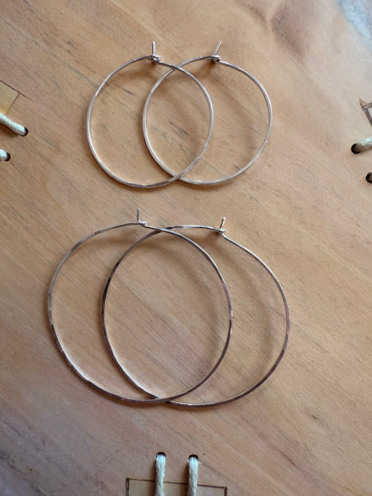 NIKKI hoop earrings Sterling Silver