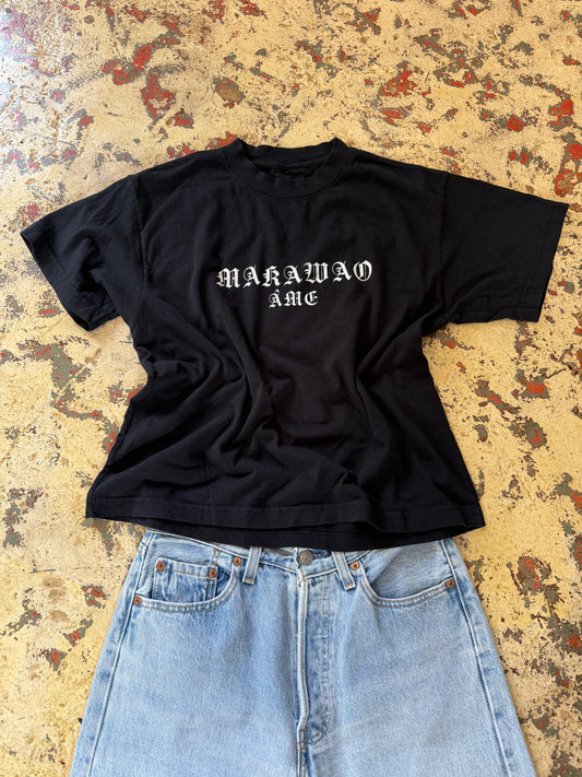 MAKAWAO ÂME Boxy Tee BLACK