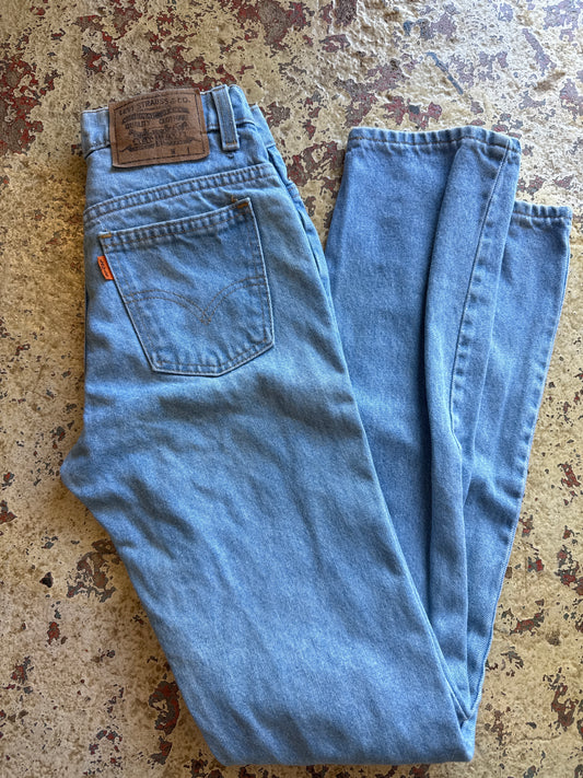 Orange Label Vintage Levis 28W *RARE*