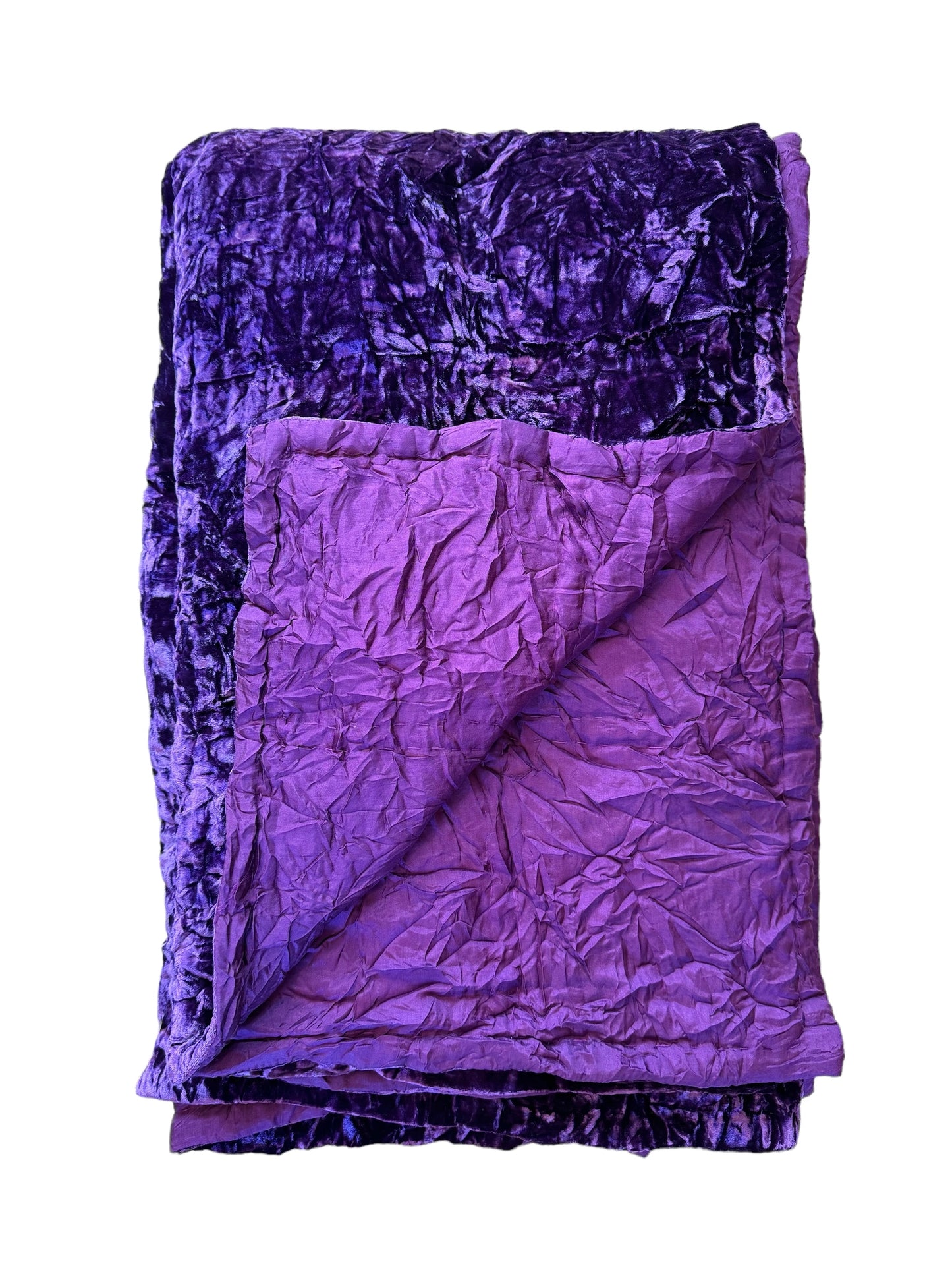 Silk + Velvet Luxury Quilt Amethyst