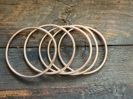Champagne Prayer Bangle Thin Single