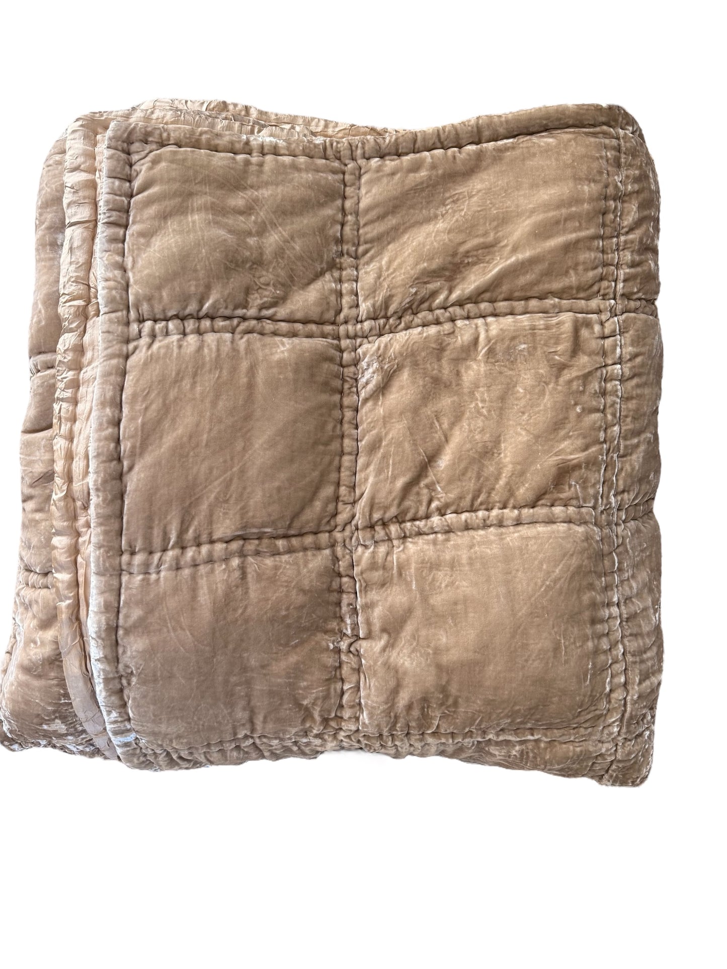 Silk + Velvet Luxury Quilt Cream