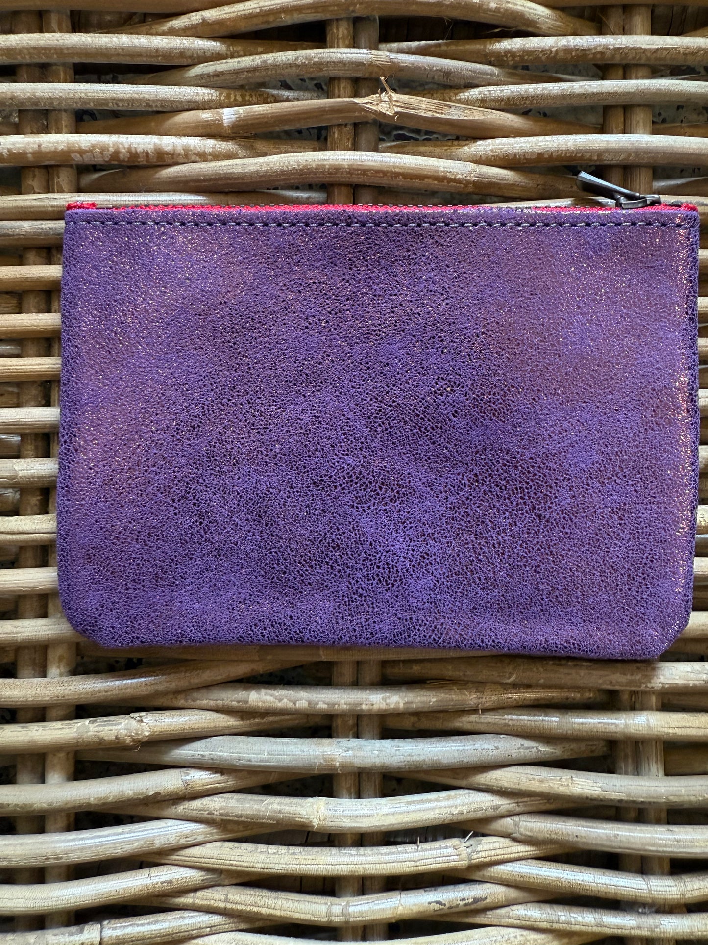 Leather Zipper Pouch XS