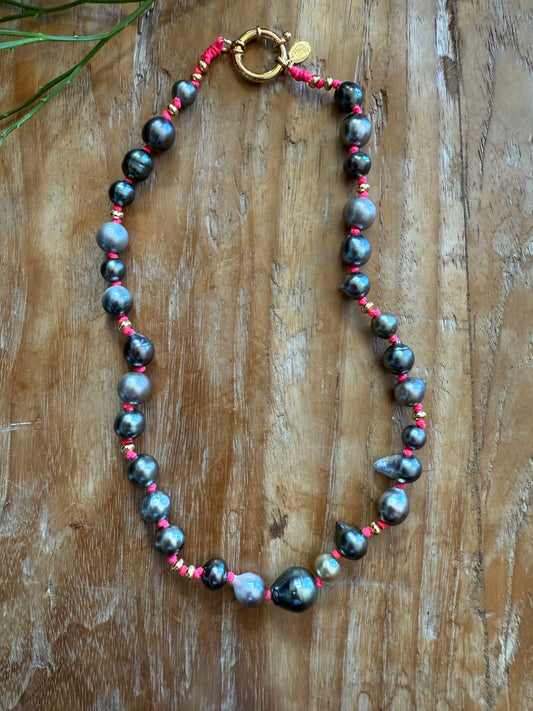 Camilla Tahitian pearl necklace