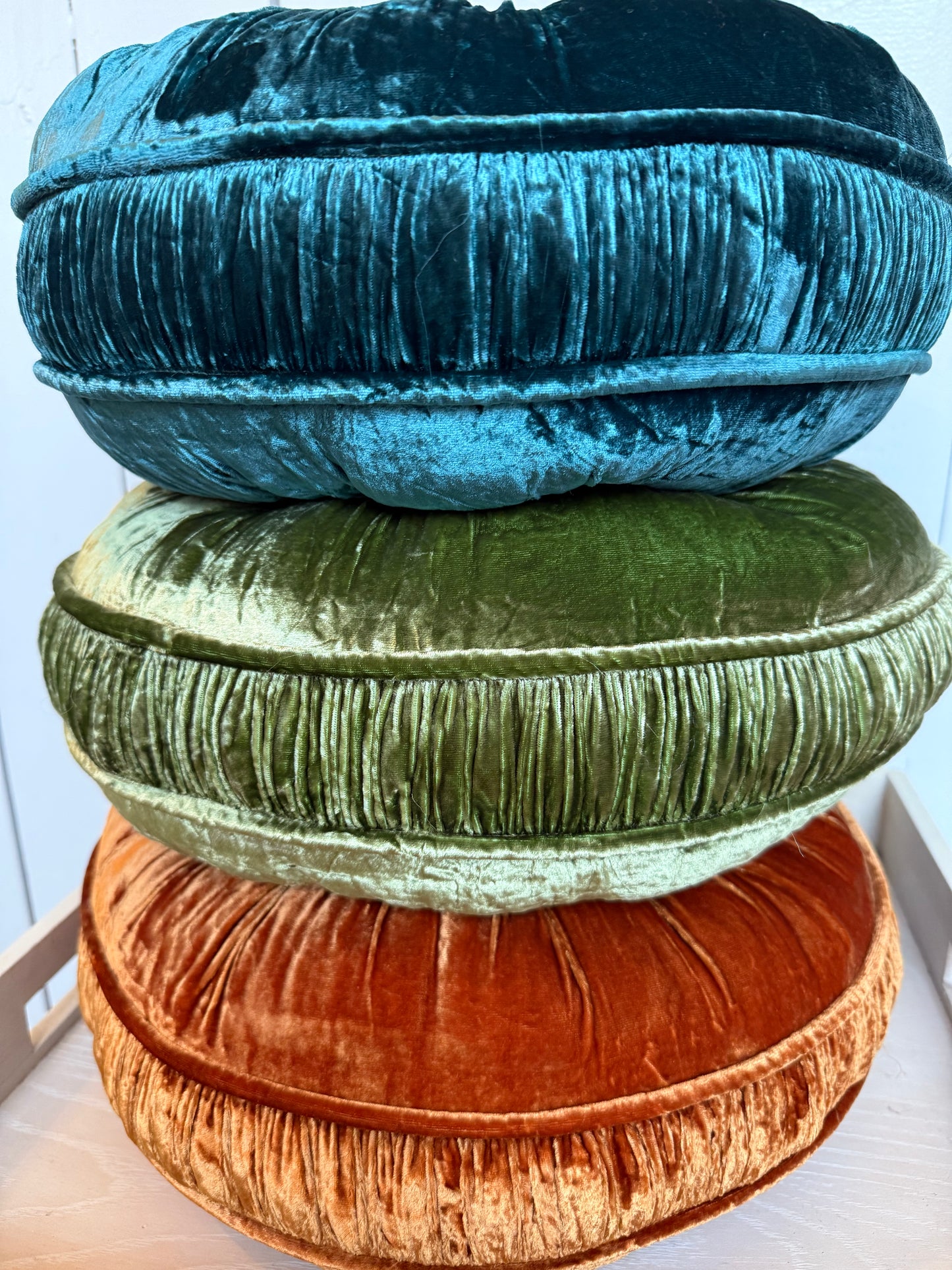 Silk + Velvet Luxury Round Pillow