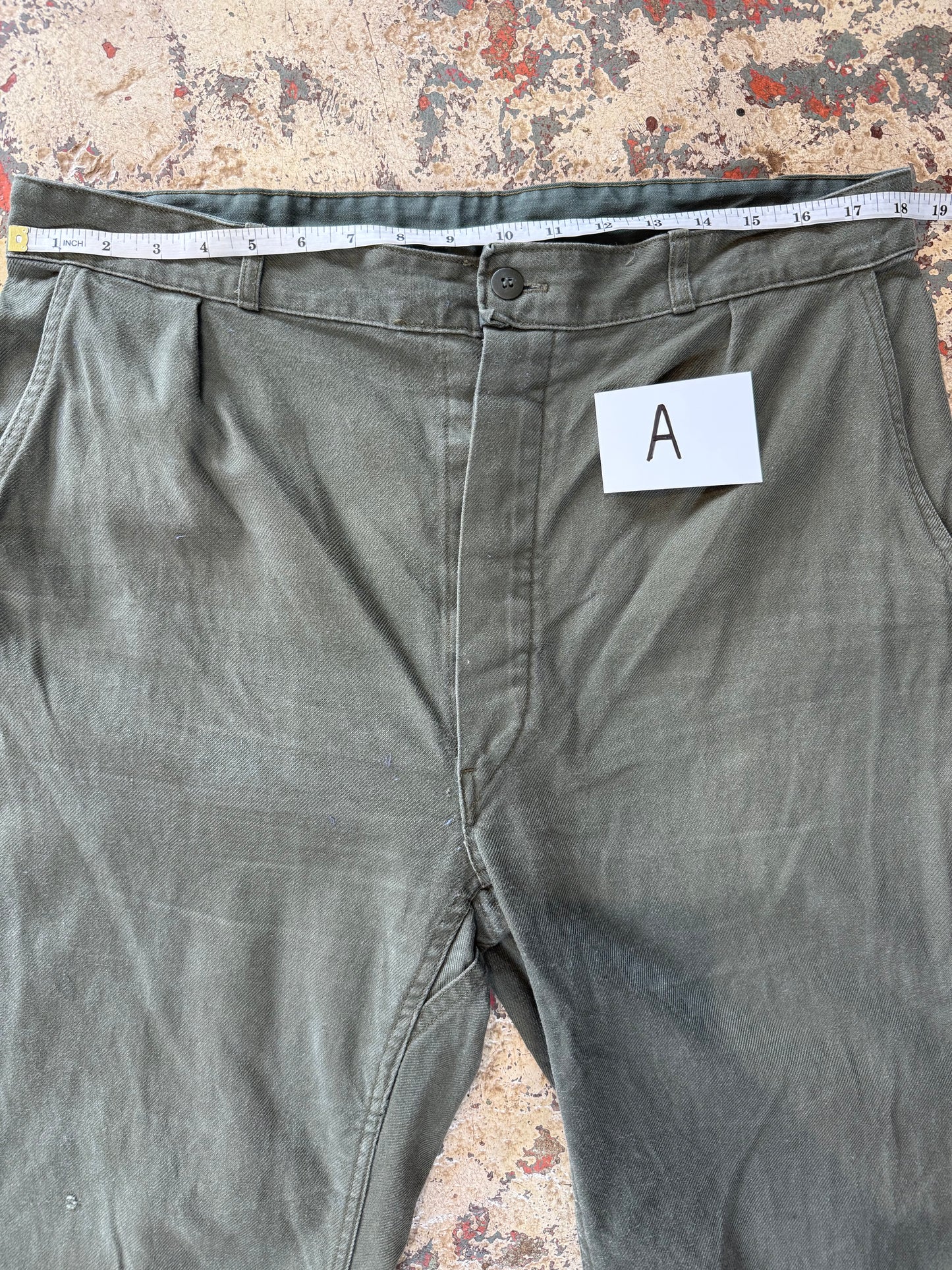 BLK LBL Vntg Military Pleated Trousers